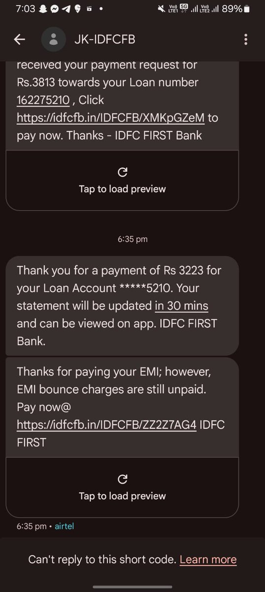SBdgal's tweet image. It&apos;s me saajan. IDFCFIRSTbank pl loan no ****5210 illegal funding rs3223 on date 29/12/2024.Unauthorized actions have been taken on my personal loan account @IDFCFIRSTBank, I need an explanation and immediate resolution.  #ConsumerRights #BankIssues #RBI #IDFCFIRSTB #rbigovernor