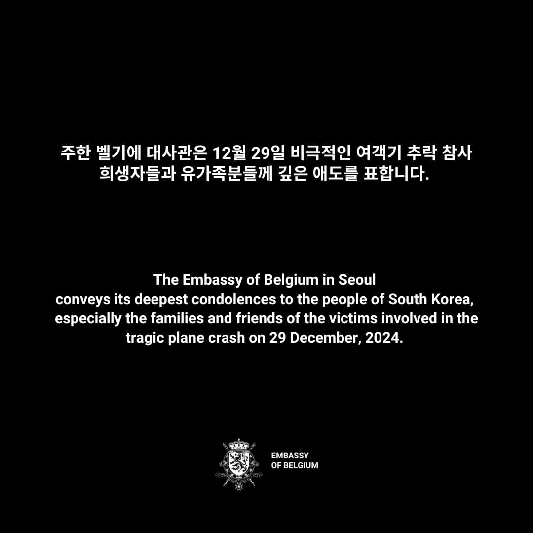 Such a terrible tragedy. My condolences to the people of South Korea, especially the families &amp; friends of the victims of the Muan #jejuair2216 plane crash.