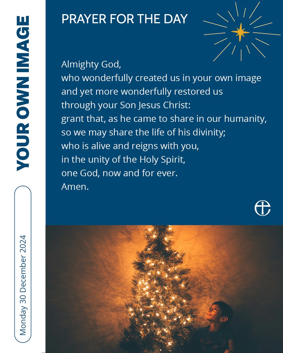 Pray with us.

Today's prayer is available in plain text and audio formats at cofe.io/TodaysPrayer.