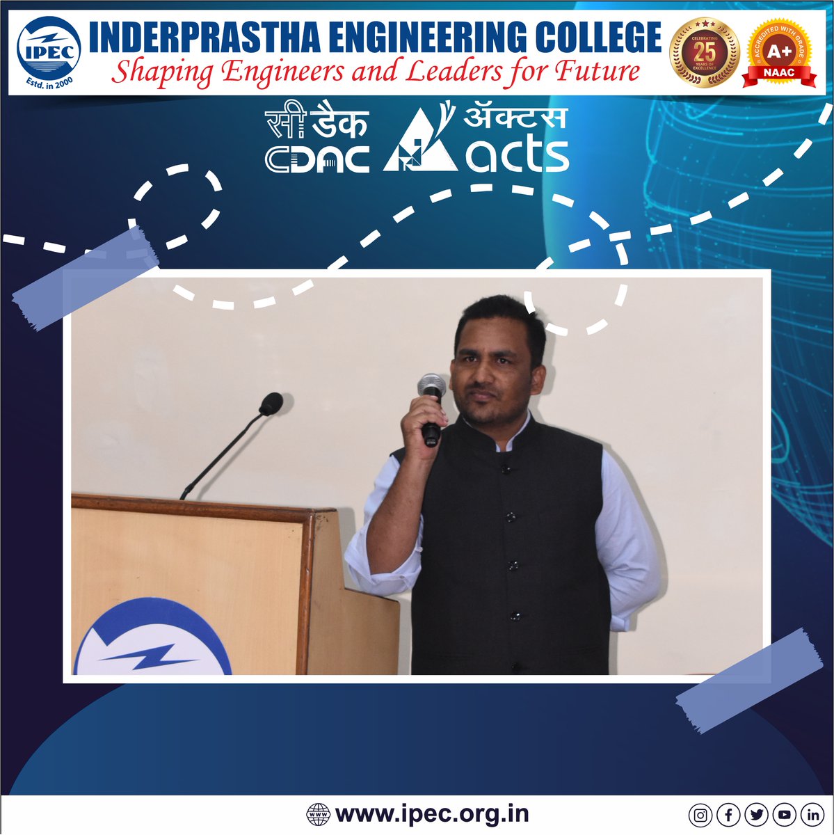 ipecgzb's tweet image. A Glimpse into Cybersecurity  The Cyber Security Club at IPEC, in collaboration with C-DAC, New Delhi, hosted an insightful seminar on the Fundamentals of Cyber Security
#CyberSecurity #CDAC #TechSeminar #ipec #ipec30 #FundamentalsOfCyberSecurity #EngineersOfTheFuture