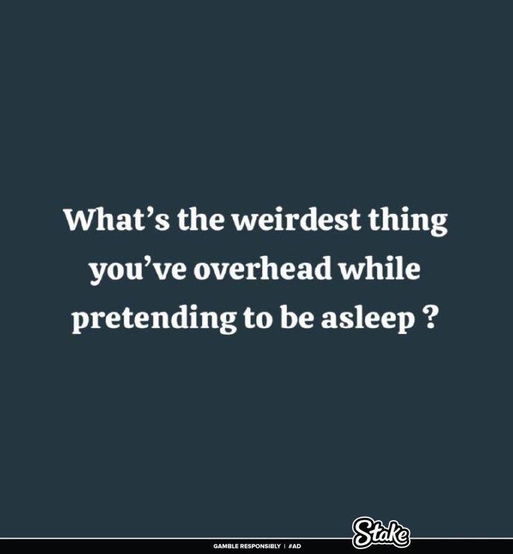 Dr King Winter (@i_am_winter) on Twitter photo Men and women were asked to share the weirdest things they overhead whiles pretending to be asleep and the replies will shock you ๐ณ๐ญ๐
Check Thread ๐ญ Men and women were asked to share the weirdest things they overhead whiles pretending to be asleep and the replies will shock you ๐ณ๐ญ๐
Check Thread ๐ญ