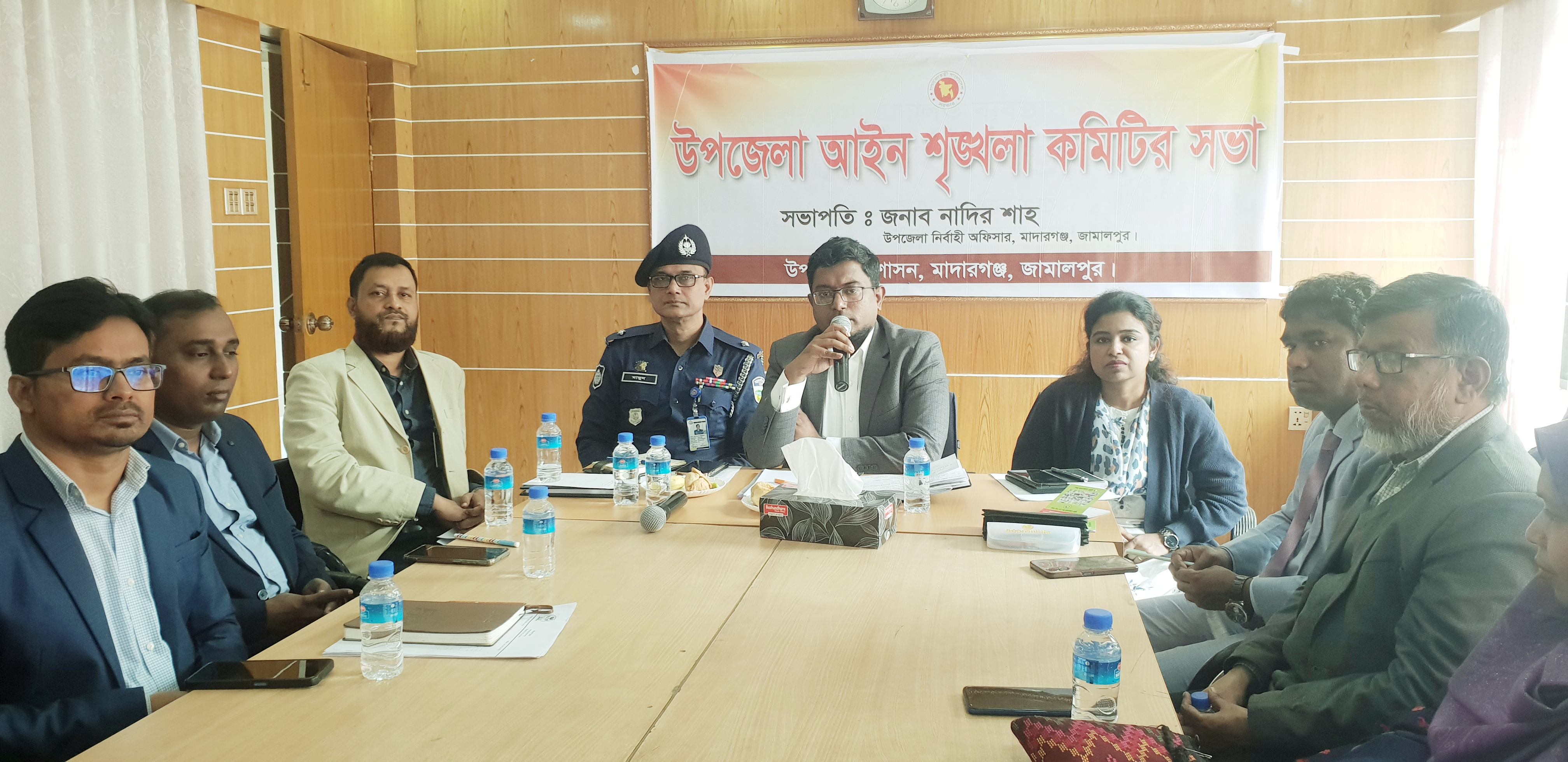 মাদারগঞ্জ উপজেলা আইনশৃঙ্খলা কমিটির সভা