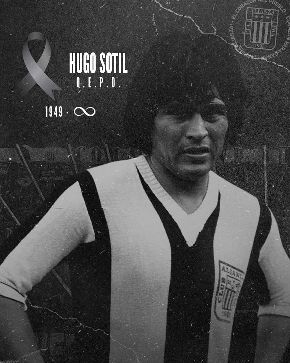 Lamentamos con profundo pesar informar la muerte de Hugo ‘El Cholo’ Sotil, una de nuestras grandes leyendas blanquiazules (campeón en 1977 y 1978), mundialista y campeón de Copa América, además de ser un ídolo en el 𝗙𝗖 𝗕𝗮𝗿𝗰𝗲𝗹𝗼𝗻𝗮. 🕊️

Extendemos nuestras condolencias a
