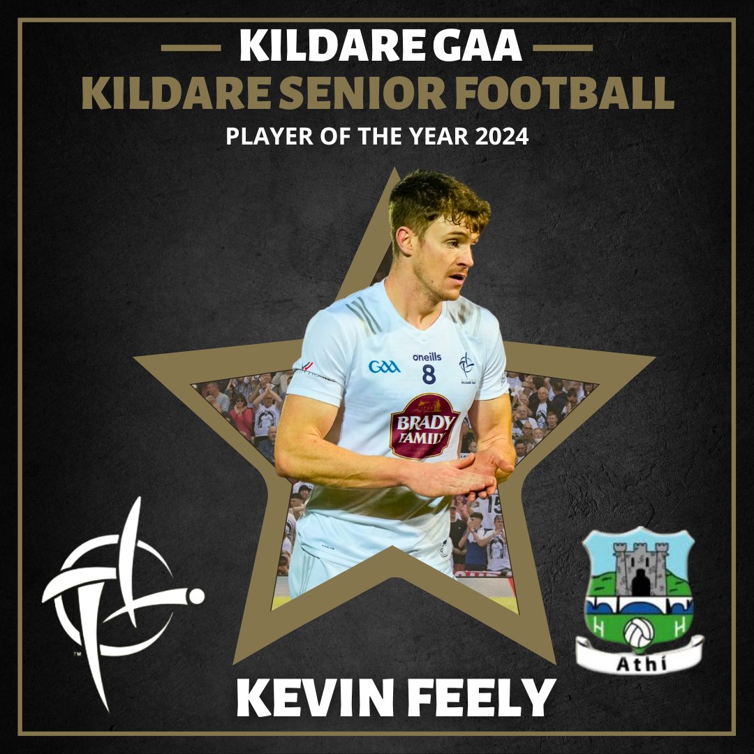 Congratulations to Kevin Feely of Athy GAA who has received the Kildare GAA Senior County Football Player of the year 2024.

<a href="/ATHYGFC/">ATHYGFC</a>