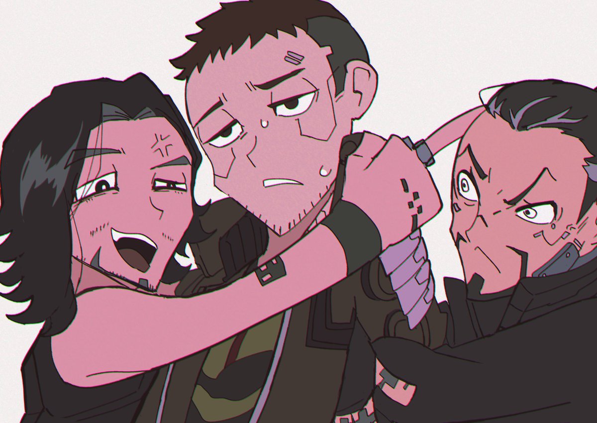 「Cyberpunk2077 来年も沢山取り合い描きたい」|グッチ又三郎のイラスト