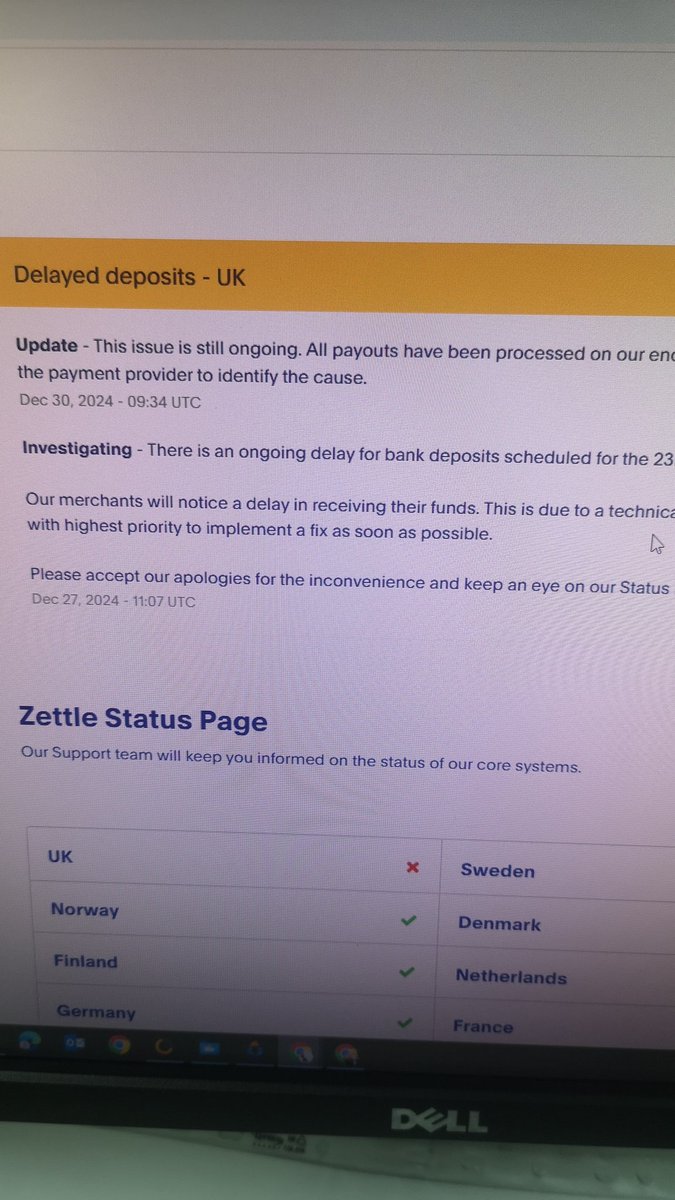 Anyone else living on fresh air? What the actual... are you doing <a href="/ZettlebyPayPal/">Zettle by PayPal</a>? You have one job! These funds pending since 23rd December. No doubt you are earning 10% on lending our money overnight to some other megacorp.  Can you help us please @squareuk @sumup