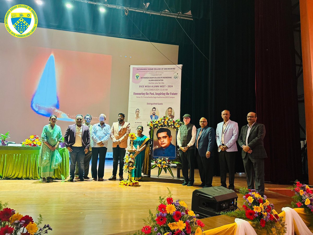dscedomsvtu's tweet photo. A Grand Celebration of Legacy!
The DSCE Mega Alumni Meet 2024 brought together alumni, industry leaders, and innovators to honor the past and inspire the future. From inspiring stories to heartfelt connections, it was a day to remember! 🌟
#DSCEDOMSAlumniMeet2024 https://t.co/uFFB6GV41T