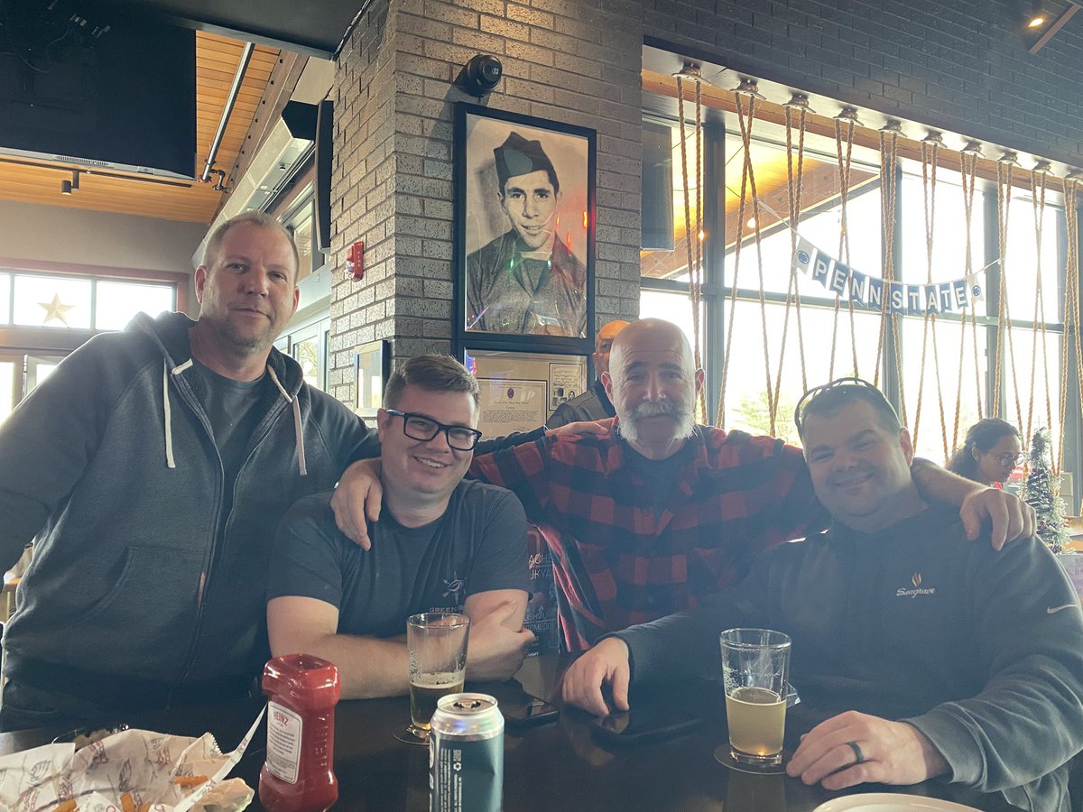 A Platoon catching up for lunch, prior to the end of the year