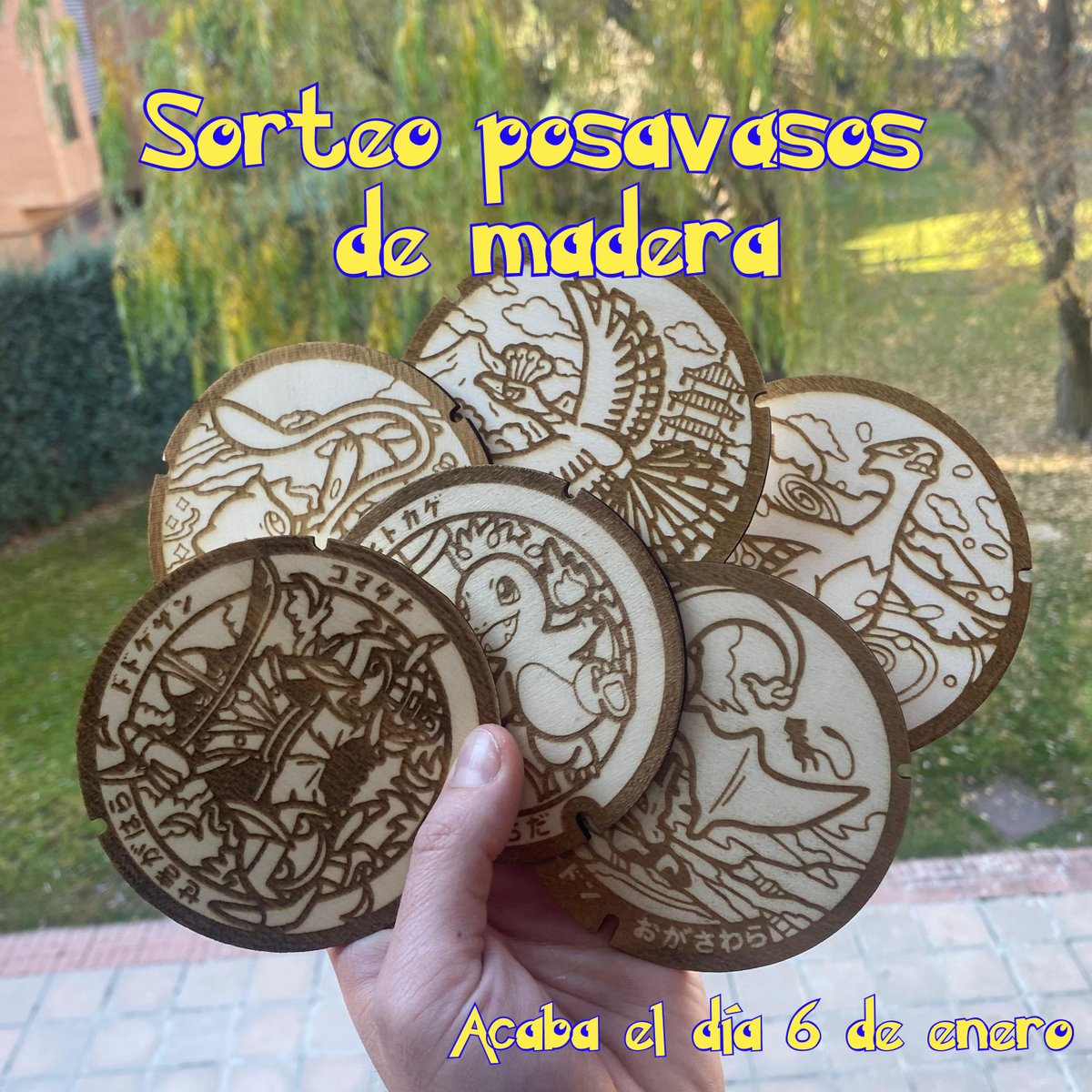 ✨ SORTEO POSAVASOS DE MADERA ✨

Para agradeceros todo el apoyo que estáis dando os traigo este sorteo de 2 posavasos con stand de exposición a elegir

Para participar:

- Follow @poki3d
- RT
- Menciona en comentarios a un amigo con el que compartirás el premio

Acaba el 6/1/25