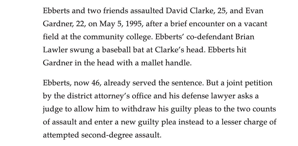 MrAndyNgo's tweet photo. Wow. Just days before Portland Soros-funded DA @DAMikeSchmidt leaves office after being fired by voters, he and his @lewisandclark professor comrade @alizakap are trying to secretly rush through court pardons and commutations for violent convicts. The people they're helping include a murderer, child abusers and men who beat a random victim on the head with a baseball bat and mallet. https://t.co/0ErueCtvnB