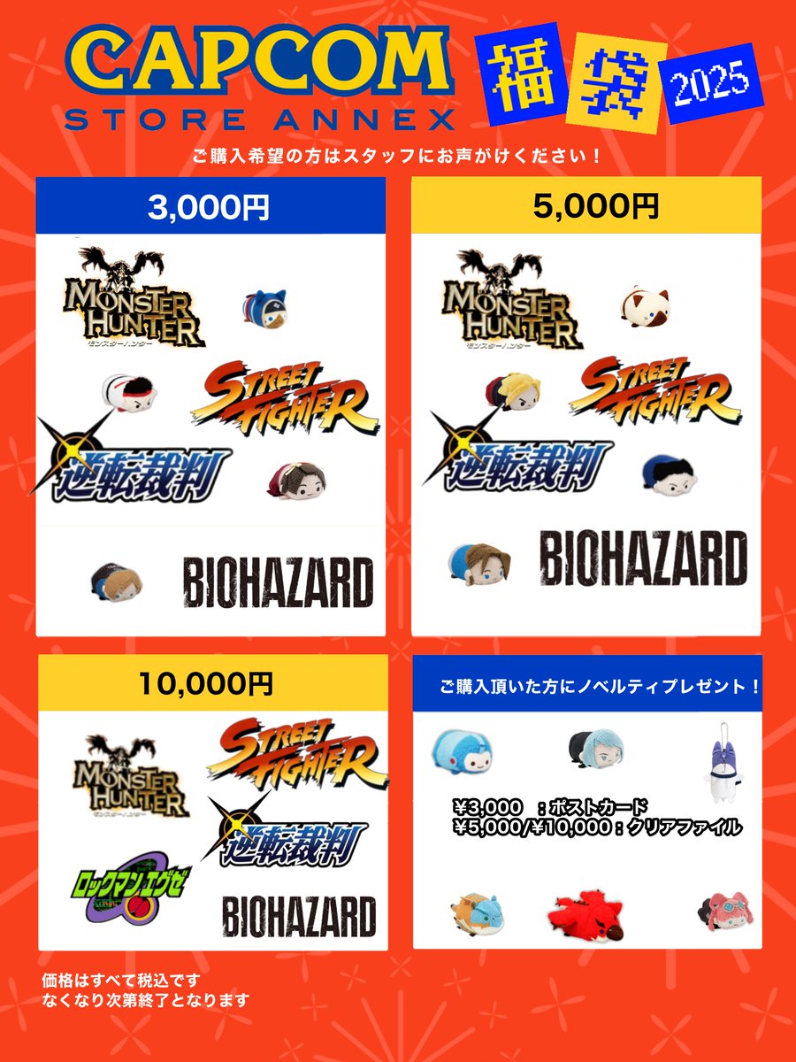 カプコンストア　モンスターハンター　1万円福袋 2023年福袋】カプコン福袋を購入したら、どうしていいのか分からない