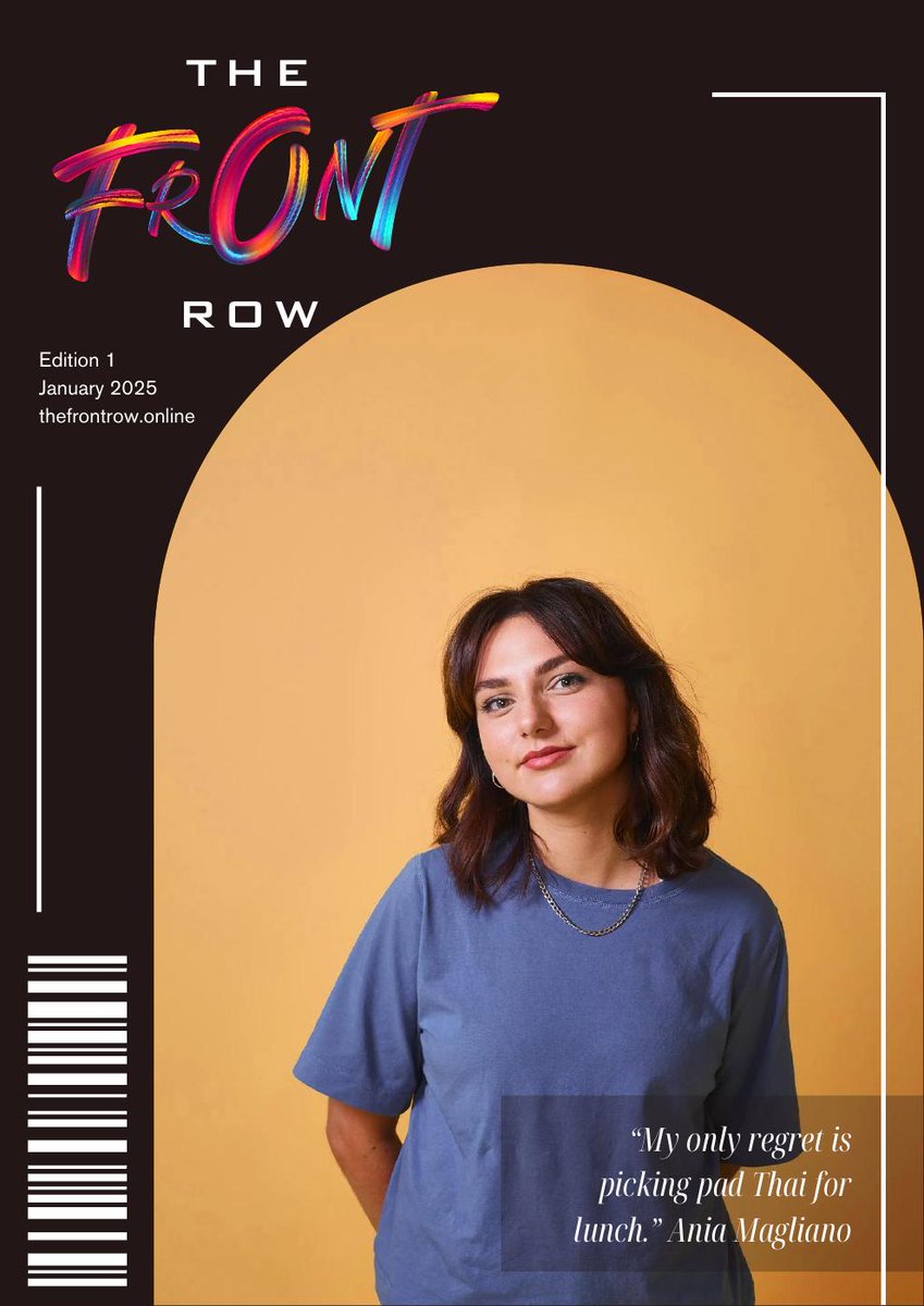 We are delighted to release the first ever edition of The Front Row Magazine!

This month we have our 2025 Ones To Watch <a href="/alexspencerUK/">Alex Spencer</a>, <a href="/FreddieHalkon/">Freddie Halkon</a> and <a href="/ellurmusic/">Ellur</a>, exclusive interviews with @AniaMags and <a href="/slowreadersclub/">The Slow Readers Club</a> and put the spotlight on @thecluny.

Enjoy the read