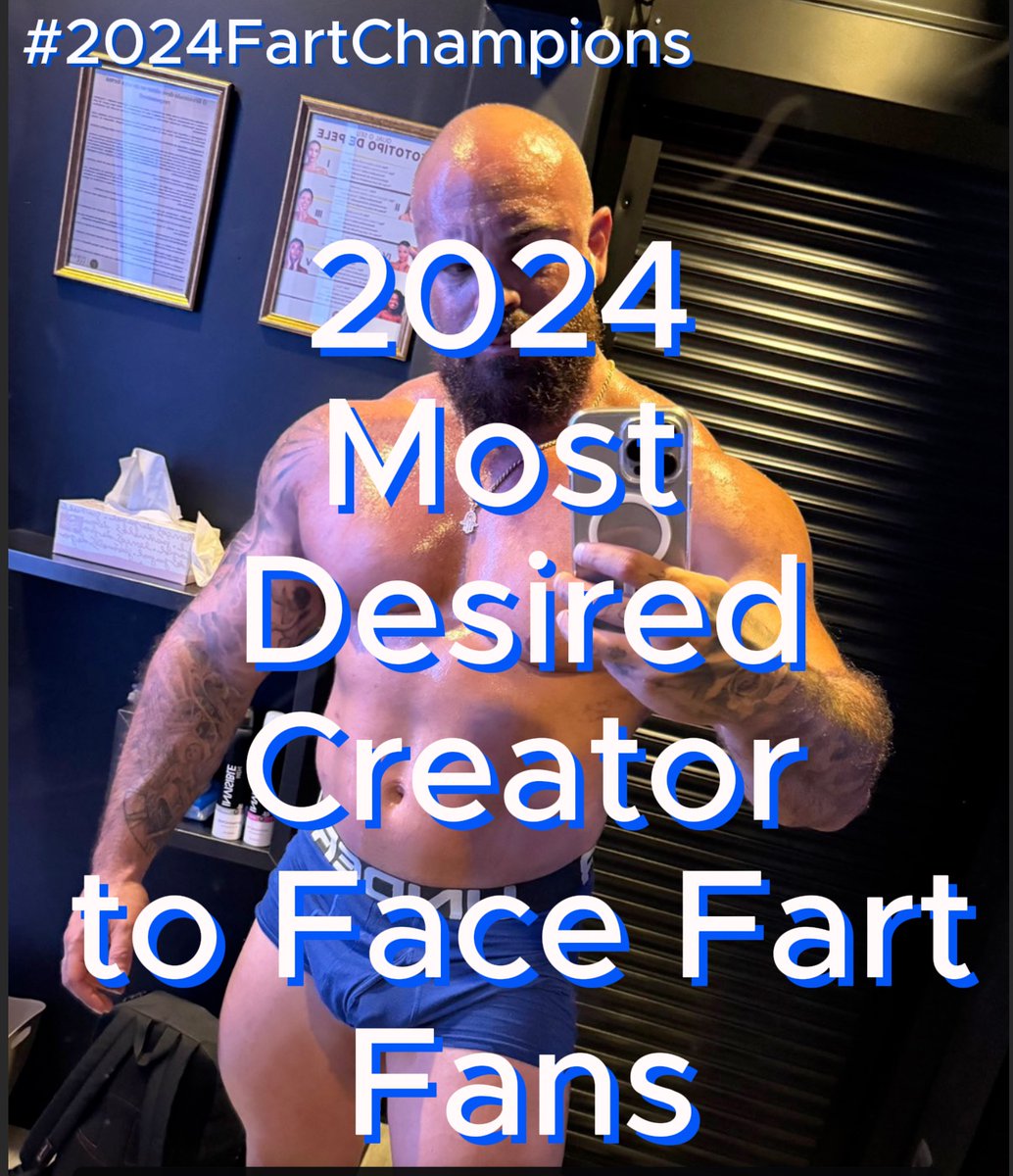 The Fart Champions! 🏆 (@fartchamptv) on Twitter photo Fart Master (<a href="/Fart_Masterr/">Fart Master💨Voted Best Fart Content Creator</a>) was voted MOST DESIRED Creator for fart play with fans. #2024FartChampions 💨 Fart Master (<a href="/Fart_Masterr/">Fart Master💨Voted Best Fart Content Creator</a>) was voted MOST DESIRED Creator for fart play with fans. #2024FartChampions 💨