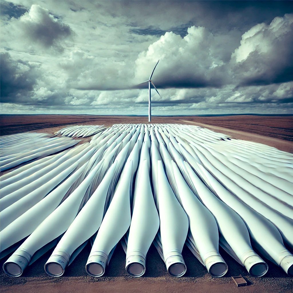 Maurice Murphy 1215 (@mauricemur4768) on Twitter photo <a href="/JamesMelville/">James Melville 🚜</a> The Renewable Energy Paradox: A Ticking Time Bomb for Europe and the World 🌍
The production of wind turbine blades and solar panels involves significant energy and material demands, much of which relies on fossil fuels.
For example, producing 1 ton of solar-grade silicon <a href="/JamesMelville/">James Melville 🚜</a> The Renewable Energy Paradox: A Ticking Time Bomb for Europe and the World 🌍
The production of wind turbine blades and solar panels involves significant energy and material demands, much of which relies on fossil fuels.
For example, producing 1 ton of solar-grade silicon