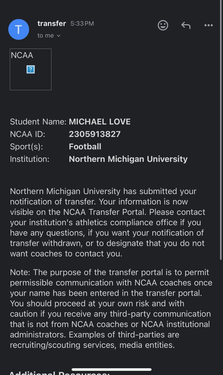 Michael L. Love tweet media