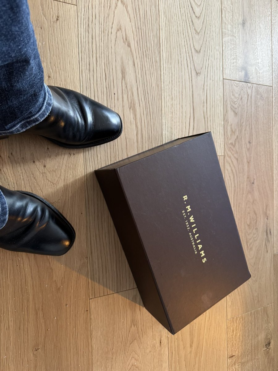 New boots, ready for a new year #RMWilliams