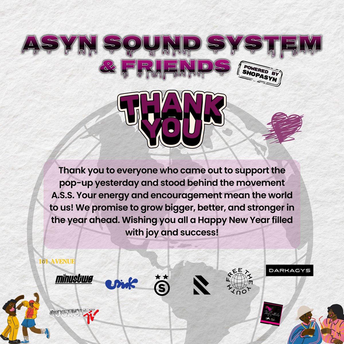 ShopAsyn's tweet photo. THANK YOU LAGOS, YOU LOT TURNED UP βΌοΈ
MERRY CHRISTMAS AND A HAPPY NEW YEAR π
#iheartass https://t.co/B6PiP9iWCk