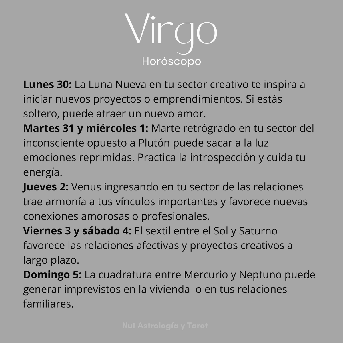 NUTastrologa's tweet photo. ✨ Horóscopo semanal 30 de diciembre 2024 al 5 de enero 2025
 ¡Es hora de recibir el nuevo año con intenciones claras y bien alineadas con las energías cósmicas!
 #Horóscopo #Astrología #SemanaAstrológica #Zodiaco #CrecimientoPersonal #LunaNueva #MercurioRetro https://t.co/j49RPCODsE