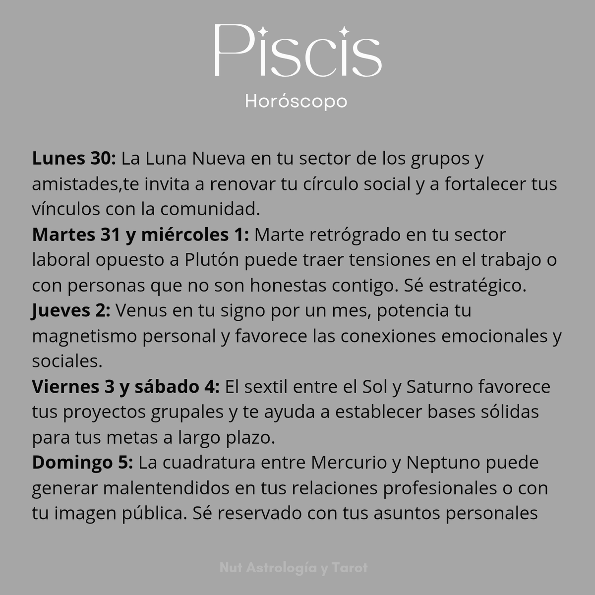 NUTastrologa's tweet photo. ✨ Horóscopo semanal 30 de diciembre 2024 al 5 de enero 2025
 ¡Es hora de recibir el nuevo año con intenciones claras y bien alineadas con las energías cósmicas!
 #Horóscopo #Astrología #SemanaAstrológica #Zodiaco #CrecimientoPersonal #LunaNueva #MercurioRetro https://t.co/nW0gBv5x8B