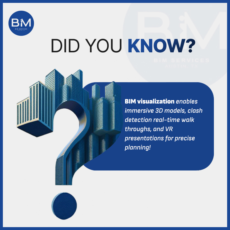 BIM_CADservices's tweet image. 🌟 Did You Know? 🌟
BIM visualization enables immersive 3D models, clash detection, real-time walkthroughs, and VR presentations for precise planning!🏗️💻
#BIMVisualization #3DModeling #ClashDetection #VirtualReality #ConstructionPlanning #BIMServices