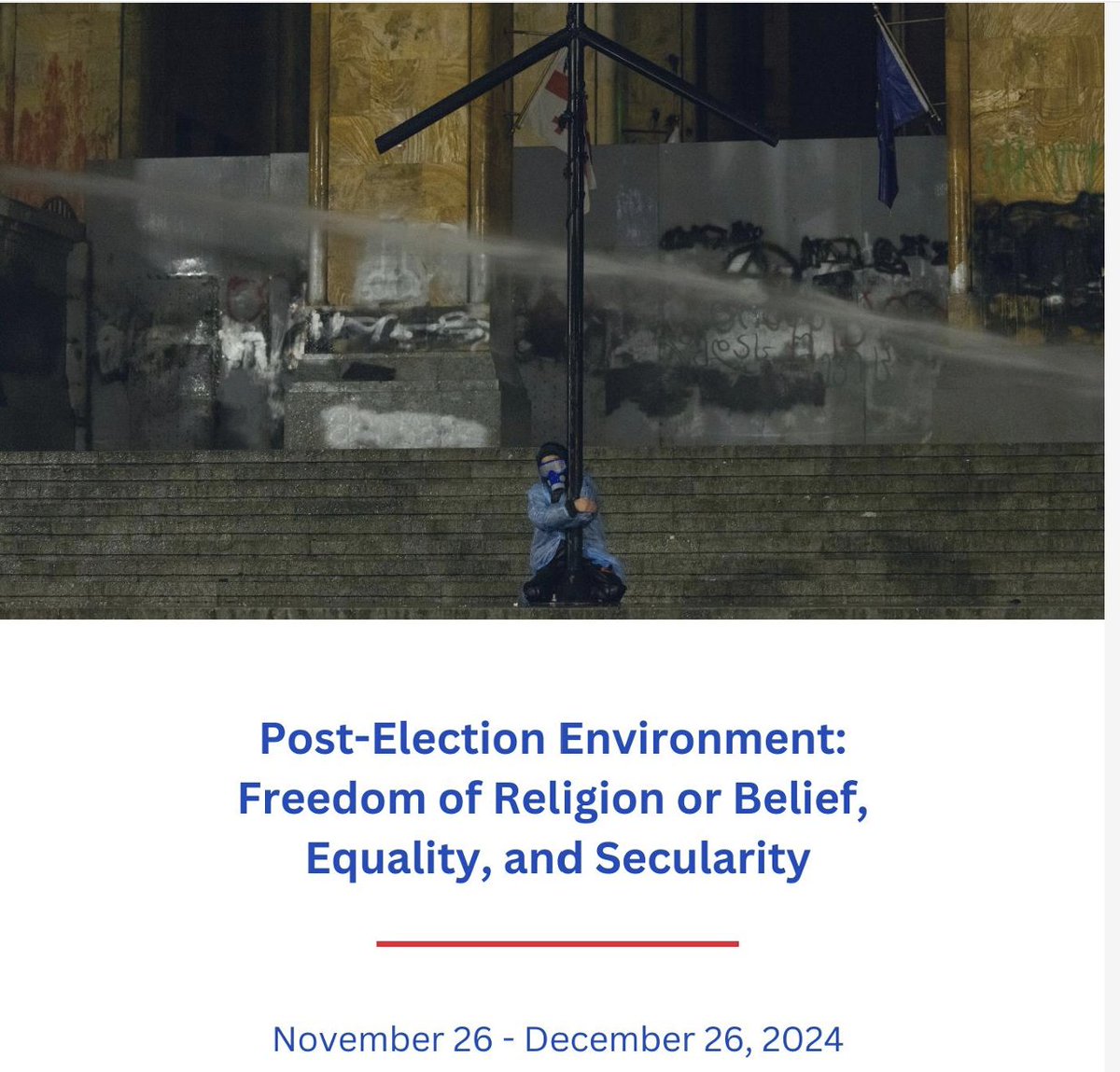 📌Check TDI's December monitoring report:
GD's anti-European and anti-human rights propaganda heavily relies on manipulating and twisting religious narratives. 
tdi.ge/sites/default/…

 #GeorgiaProtests #FoRB #HumanRights
