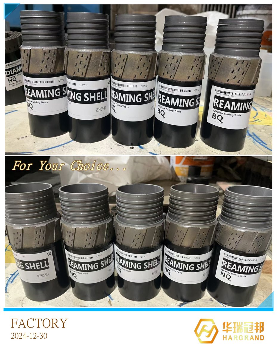 CandaceZhou7's tweet image. YES...
Size BQ/HQ
Reaming Shell
WhatsApp: +86 187 3166 6682
#Geotechnicaldrilling
#Corebits #Drillingrod #Rockdrillingtools
#Explorationdrilling #Diamondbits #Diamondcoredrilling #Corebarrels #Wirelinedrilling #Mineralexploration #Groundinvestigation #Siteinvestigation