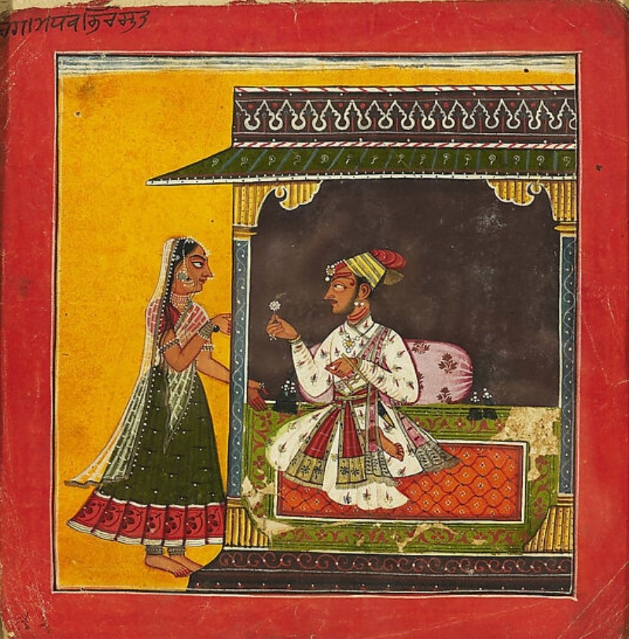 EviMaheshvari's tweet photo. En #Ragamalaporlamañana
🟧Madhava Raga
📍Basohli o Nurpur
📆ca.1680

Llegamos al último #ragamala del año y de casi un año publicando diariamente una de estas miniaturas indias. Ojalá lo hayáis disfrutado tanto como yo. Y a por otro año cargado de arte y de historia de la India🎆 https://t.co/7y60NkjhHx