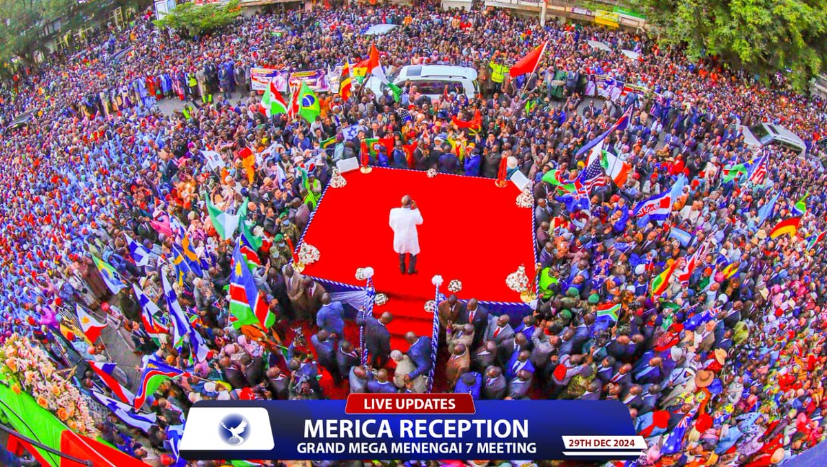 How big, this was the reception at Merica hotel.
Welcome to the Grand Mega Historic Healing service Of The LORD at Menengai grounds happening now.
Follow <a href="/K24Tv/">K24 TV</a> 

 #ExplosiveMenengai7