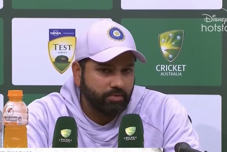 ImGauravYadav9's tweet photo. 🚨 Rohit Sharma-
"Will continue to play in the 2025-27 WTC cycle. Play for the opposition."
He is already playing opposition 🥺 
#INDvsAUS #cheating #NOT_OUT #YashasviJaiswal #retire #StupidStupidStupid #Gambhir https://t.co/EGlNadOF42
