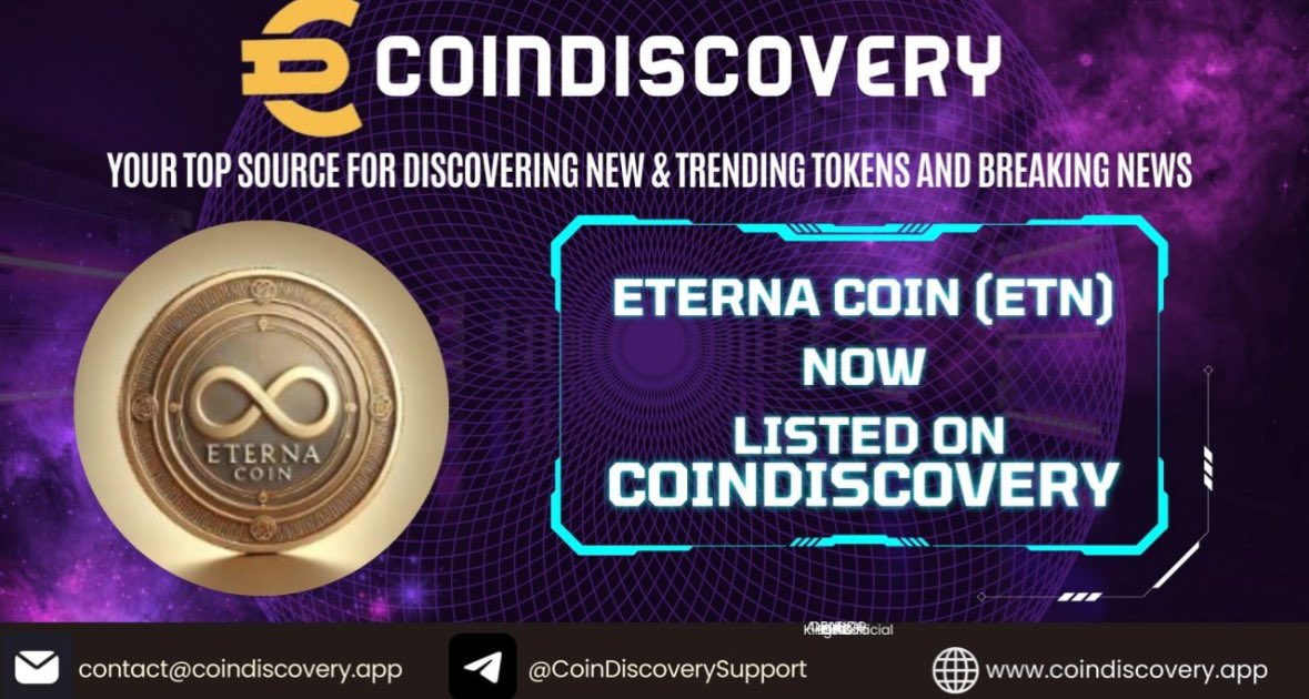 ETERNACOINETN's tweet photo. πβ¨ *Vote for #Eternacoin (ETN) to get listed!* β¨π
https://t.co/1nDNo3b8hX
We need your support! π Help us take #ETN to the next level and get it listed on more exchanges. Every vote counts! π³οΈ
π Vote now and be part of the #CryptoRevolution! ππΈ
#Eternacoin https://t.co/QeAro3XRVi