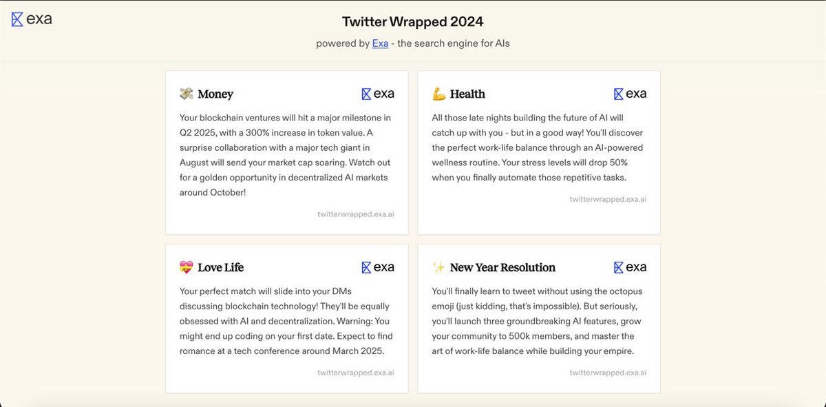 🤝 Thank you, <a href="/ExaAILabs/">Exa</a>, for the stellar 2025 forecast!

A 300% token growth and groundbreaking AI market milestones? 🛠️ Sounds like OpenLedger’s roadmap just got a confidence boost. 

We’re committed to #Opnup the future and turning those predictions into milestones