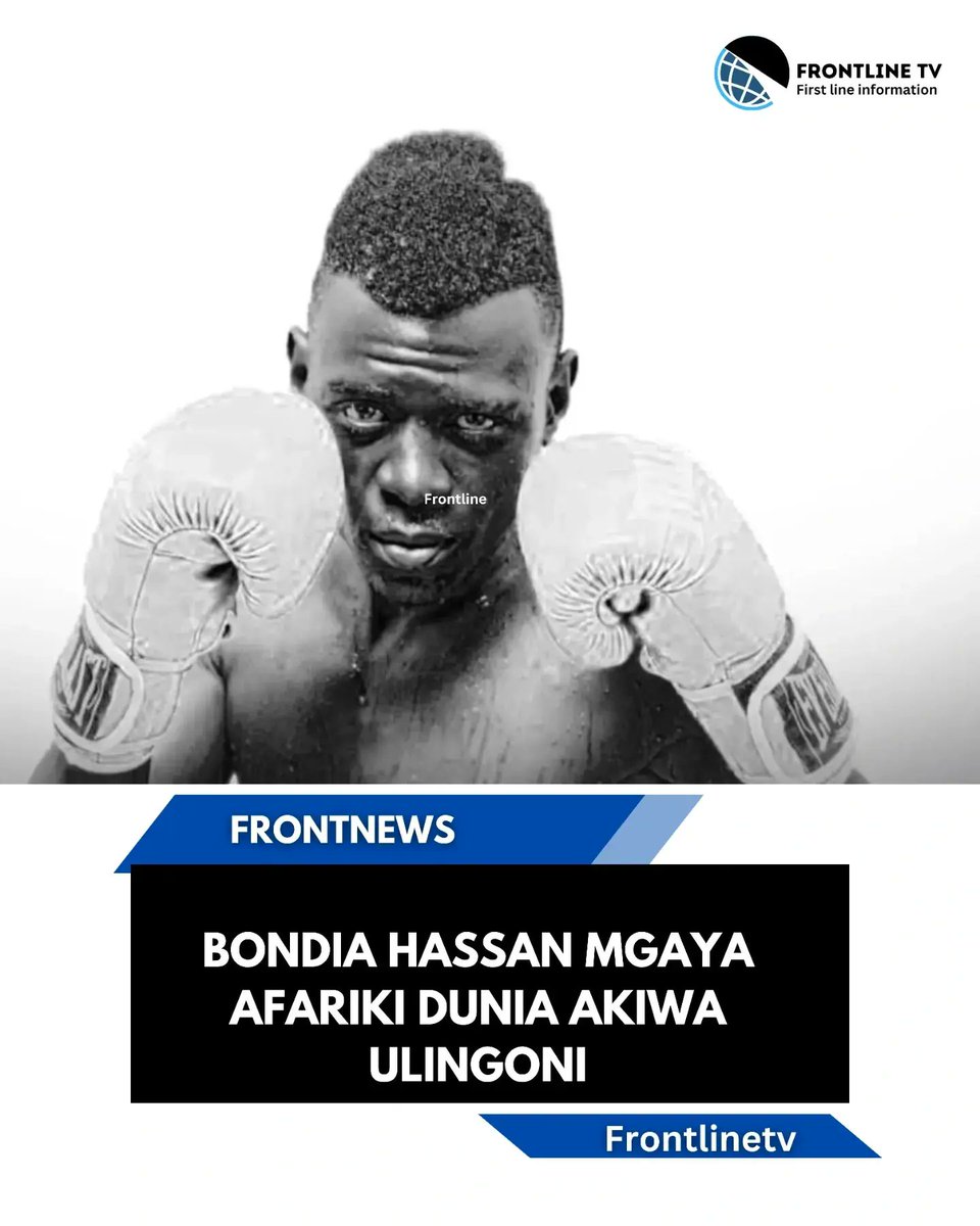 frontline_tv's tweet photo. Bondia Hassan Mgaya amefariki dunia baada ya kupigwa TKO katika pambano la raundi sita lililofanyika Tandale kwa Mtogole.

Mgaya alicheza pambano hilo lililofanyika usiku wa Disemba 28/ 2024  jijini Dar es Salaam ambalo halikua la ubingwa na kupigwa TKO https://t.co/cn9jsz0nLa