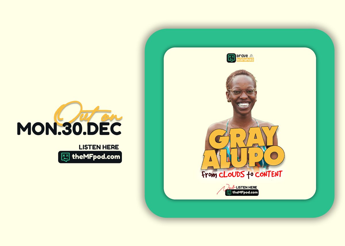 theMFpod_'s tweet image. “A creative isn’t just someone who makes art; it’s someone who curates moments, tells stories, and connects people.” - @GrayAlupo
💬 What’s one Ugandan song that always sets the vibe for you? Share below! 👇
substack.com/chat/2330575