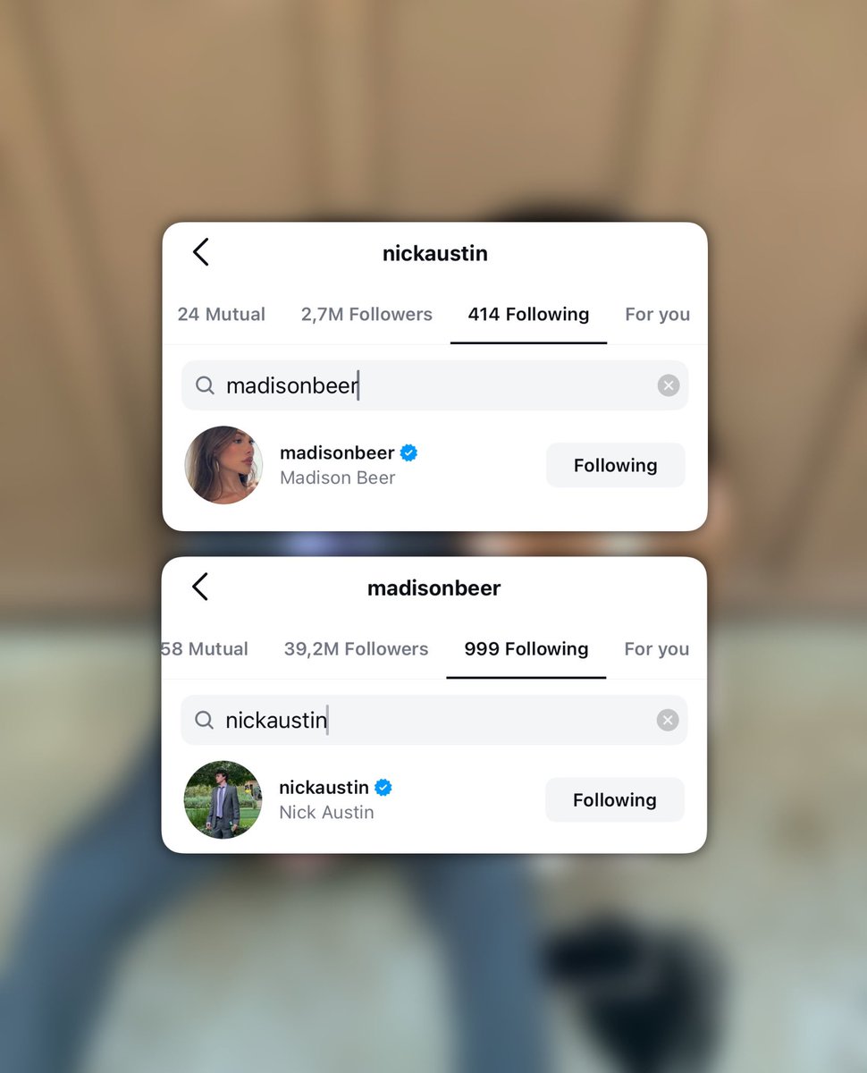 madisonsbeerbr's tweet photo. Madison Beer e Nick Austin voltaram a se seguir no Instagram. https://t.co/choDqseaQx