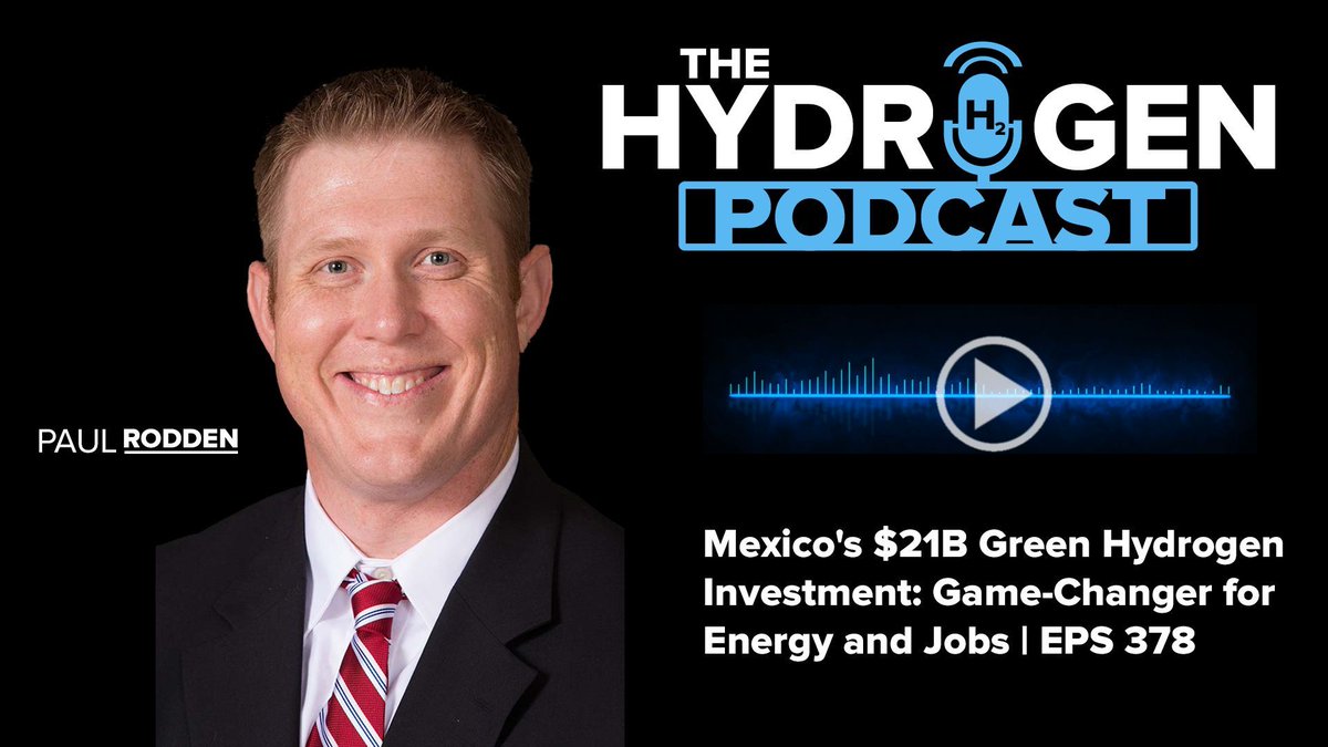 THP Episode: 378 - Mexico's $21B Green Hydrogen Investment: Game-Changer for Energy and Jobs
    
Listen to the Podcast: buff.ly/41Uij06 
Watch on YouTube: buff.ly/41Toyl4 

#hydrogen #energy #emissions #lowcarbon #sustainability #energytransition