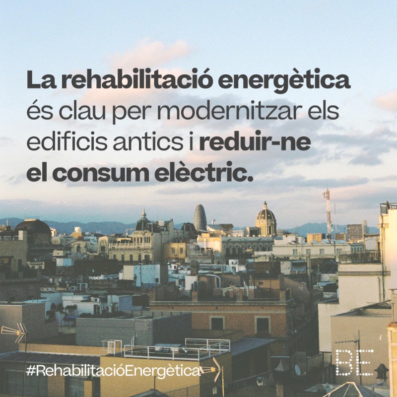 🏠 La rehabilitació energètica és essencial per reduir el consum dels edificis.

📉 El fet de millorar l'eficiència de façanes, finestres i sistemes de climatització, no només ajuda a reduir la despesa, sinó que també contribueix a un entorn més sostenible.

#eficiència #estalvi