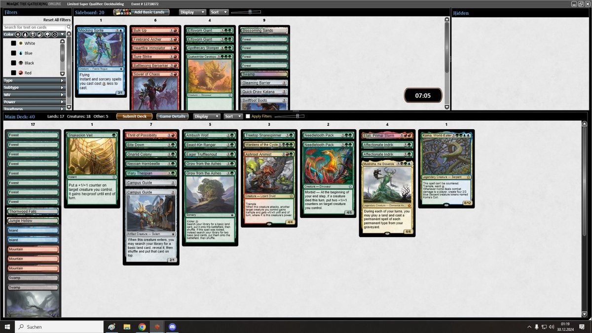 Top 8ed the limited super Qualifier with 8-1 (BW). 
Deck was busted with 6 rares (double wrath and Rise of the Dark Realms..). Maybe I should have played the black cards in the board.
Draft 0-1 with Grbu, really liked that deck too.
Could have played better in  the semis (: