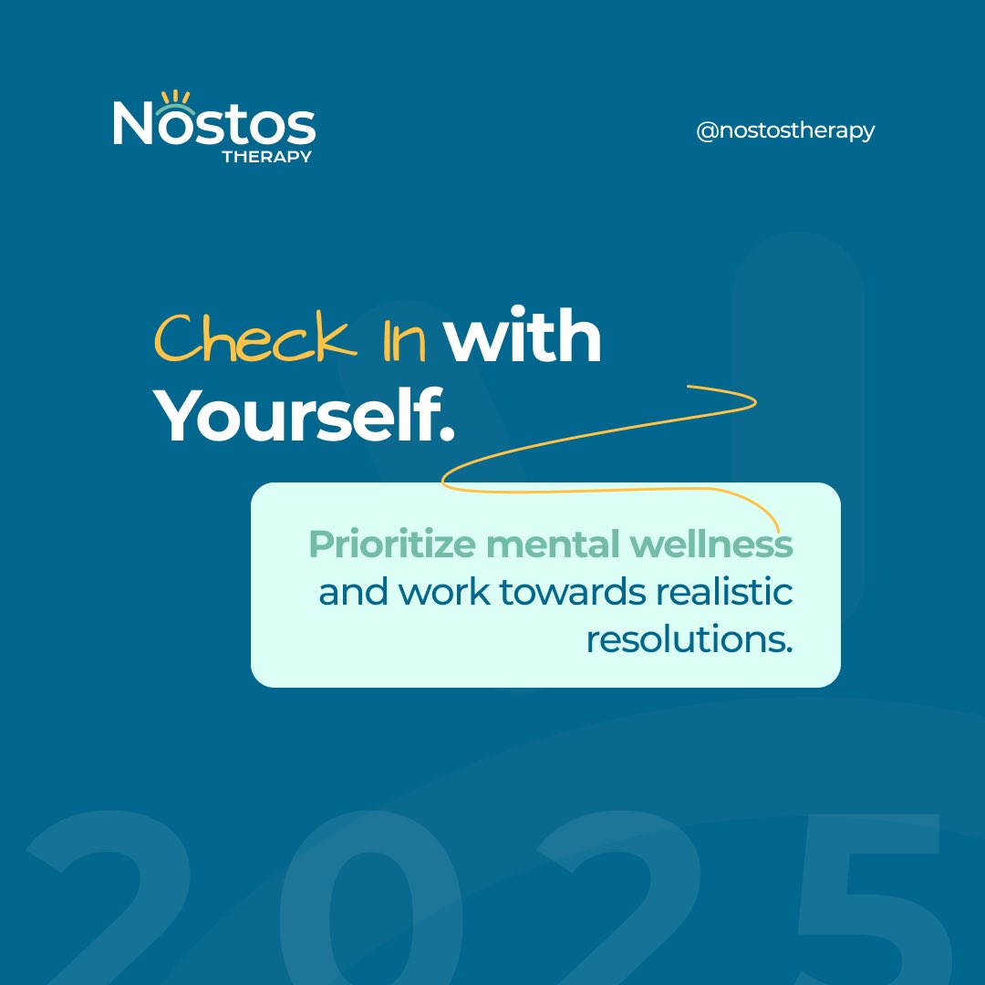 NostosTherapy's tweet photo. #NewYearGoals #MentalHealthMatters #SmallStepsBigResults #ProgressOverPerfection #RestToRecharge #FailureIsGrowth #MentalWellnessFirst https://t.co/TvDkRMVuNS