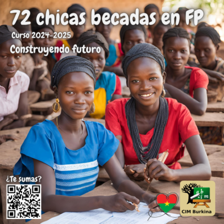CIMBurkina's tweet photo. 🌍 𝐃𝐞𝐥 ‘𝐧𝐨 𝐩𝐮𝐞𝐝𝐨’ 𝐚𝐥 ‘𝐥𝐨 𝐜𝐨𝐧𝐬𝐞𝐠𝐮𝐢́’.
Este curso, 72 jóvenes becadas por CIM Burkina en FP aprenden a liderar su futuro. Hoy estudiantes, mañana serán el cambio 🚀
❤️ ¡𝐒𝐮́𝐦𝐚𝐭𝐞! ¡Asóciate y haz la diferencia!
#BecasQueTransforman #FuturoEstáEnMarcha 📚 https://t.co/9wok09uS5K