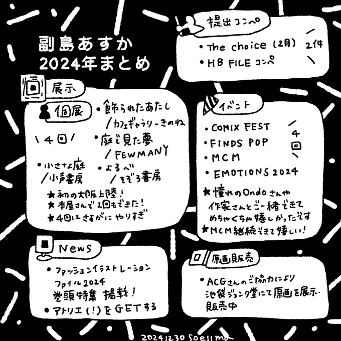 2024まとめです! 