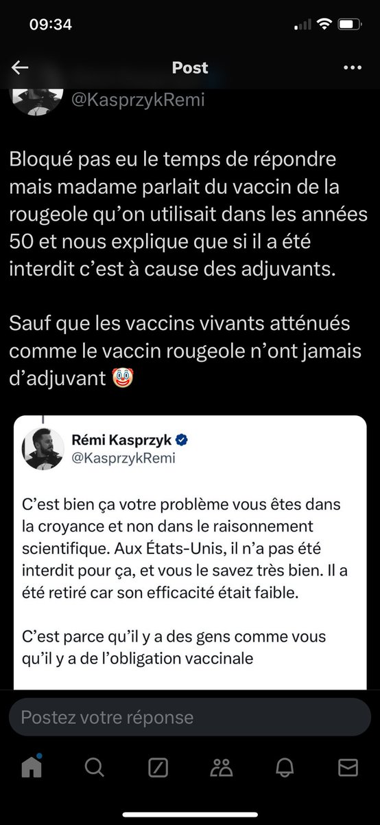 Fargosaison1's tweet photo. @FranJo1930 @KasprzykRemi @BFMTV Pas simple de se remettre en question après des années à raconter n’importe quoi, hein Jocelyne !
#StickToScience✅
#VaccinezVous✅ https://t.co/zl2QnSI1uL