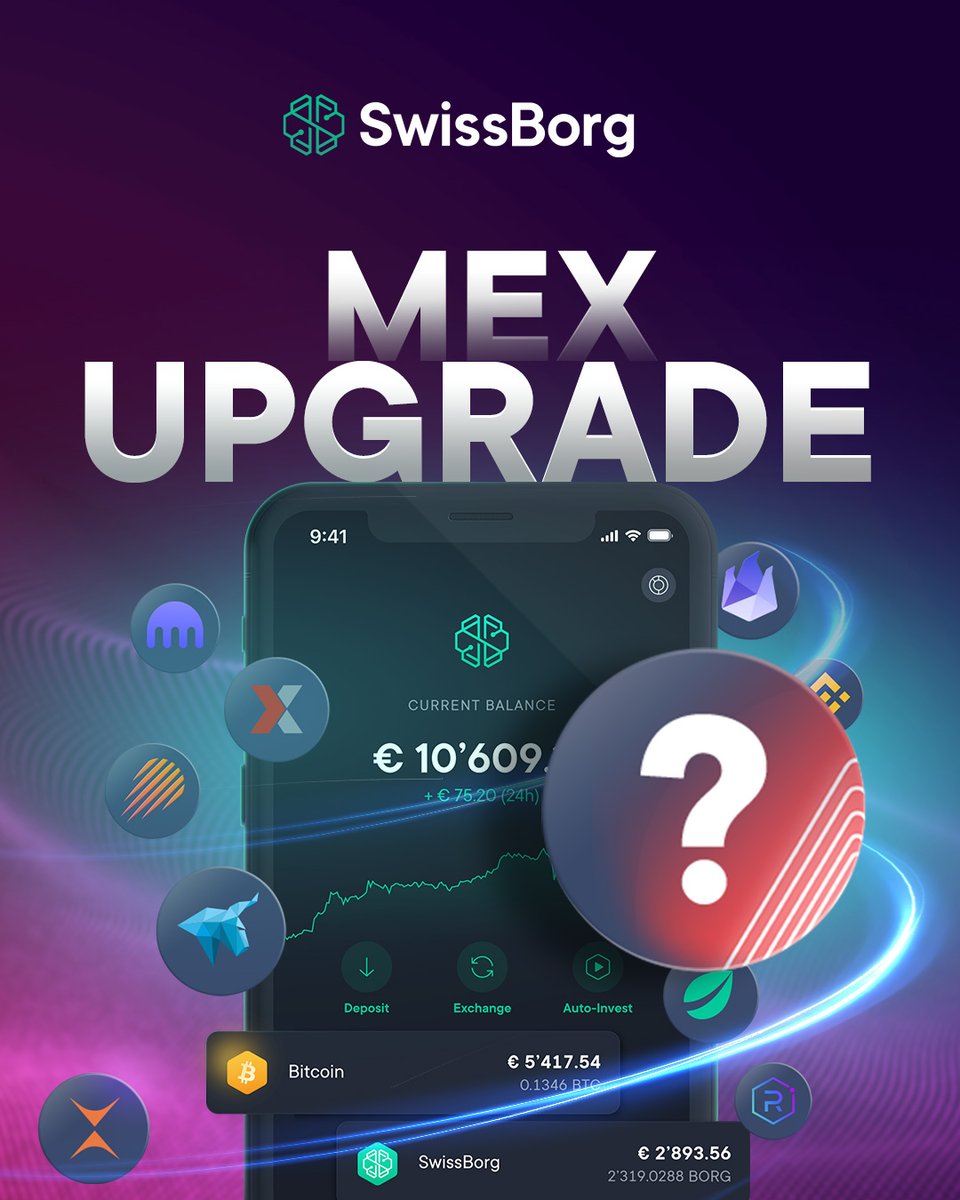 A new year, a new chain. The SwissBorg meta-exchange (MEX) is getting an  upgrade! ❓Guess which one in the comments 👇🏽