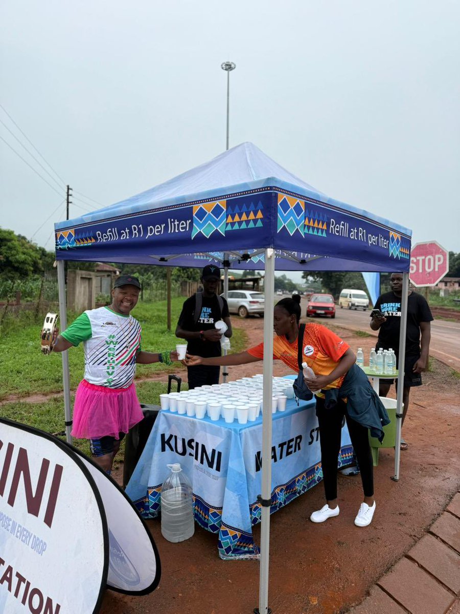 kusiniwater's tweet photo. Great vibes, strong strides! 💧🏃‍♂️ Kusini Water proudly supports the #WeRunVenda training run, fueling the community with clean water and unstoppable energy! https://t.co/Cb8KQN0Z4C
