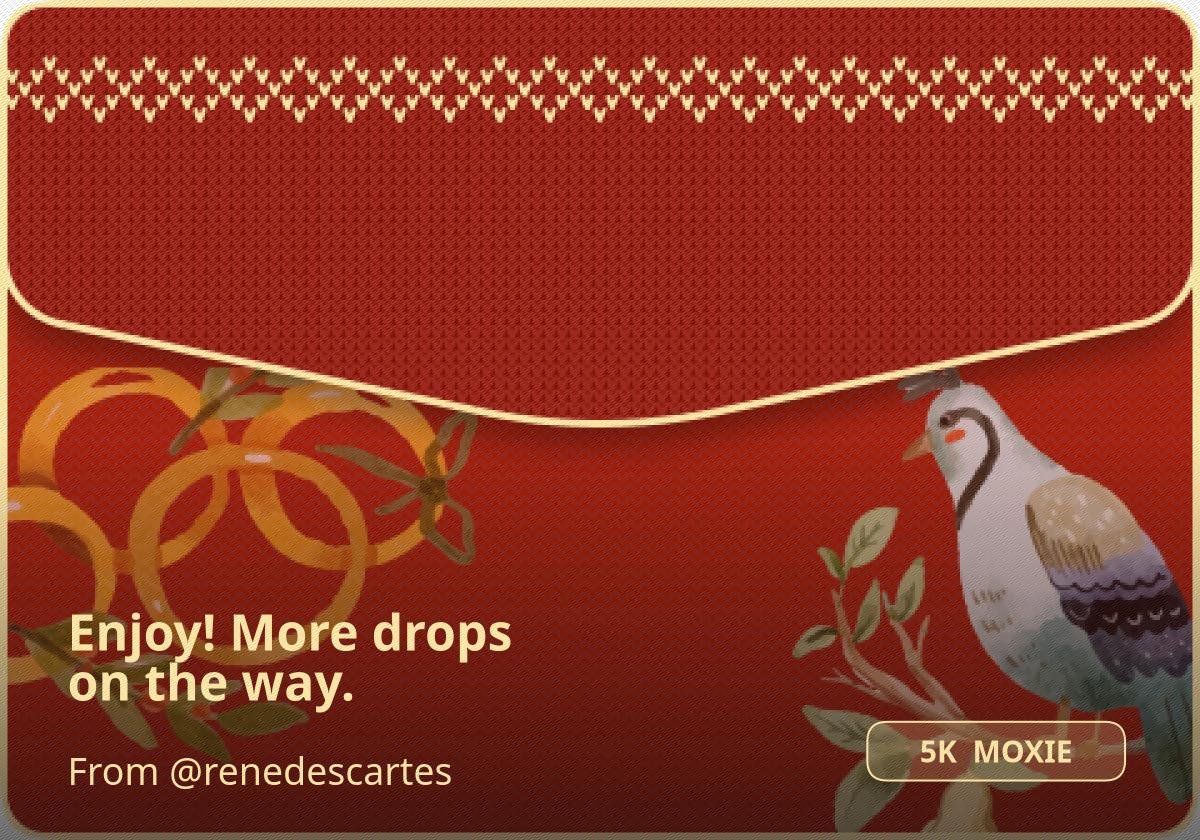 fencii6's tweet image. 🤑 Just claimed a #LuckyDrop 🧧💰✨ on Firefly mobile app or firefly.mask.social from @renedescartes! #FireflyLuckyDrop