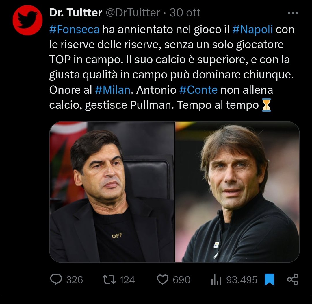 groucho93's tweet photo. @DrTuitter Reato di incompetenza.. reiterata!
Ora mi raccomando, spazzolino e dentifricio e si va a slinguazzare il culetto del nuovo allenatore 😂 https://t.co/Z25L6I4v5G
