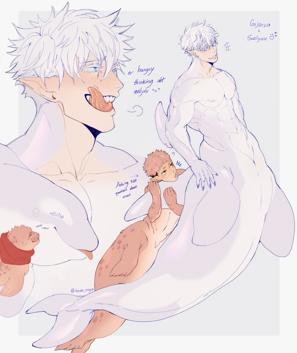 ᶜʰᵒᵒ ᵗᵒʸ ིྀ∘˚࿐🐯🍎 (@boobs_smgee) on Twitter photo gojorca an sealyuu mer AU!! 🦭🩵🩷idea by <a href="/Fiddlepats_/">TippyShips</a> so ty again for the inspo!!! esp since seals are my fave animal hehe 🥰🥰
#goyuu #五悠 gojorca an sealyuu mer AU!! 🦭🩵🩷idea by <a href="/Fiddlepats_/">TippyShips</a> so ty again for the inspo!!! esp since seals are my fave animal hehe 🥰🥰
#goyuu #五悠