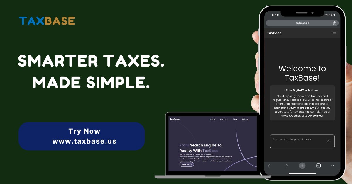 TaxBaseHQ's tweet photo. What’s your top tax priority for the upcoming year?
1️⃣ Saving money 💰
2️⃣ Staying compliant ✅
3️⃣ Finding the right deductions 📊
4️⃣ All of the above!
Vote below and follow @TaxBaseHQ  for tips to tackle all your tax goals! https://t.co/K64FTSKbzF