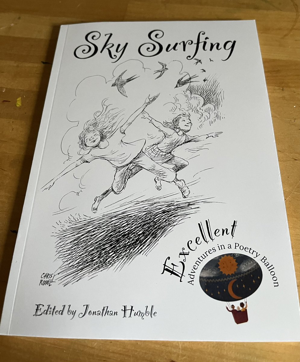 Rachel Burrows (@robinrb17) on Twitter photo Orcadia is in print! 🐋 <a href="/adam_crowther/">Adam Crowther</a> Thanks for broadcasting it <a href="/BBCUpload/">BBC Upload</a>
Sky Surfing is a wonderfully illustrated anthology of children’s poetry, edited by <a href="/JonathanHumble/">Jonathan Humble 🎈</a>. All proceeds go to <a href="/JARProject/">JAR Project (now on B___sky)</a> Available <a href="/TheDirigible/">The Dirigible Balloon 🎈</a> #poetry #writingforchildren <a href="/wiltsgazette/">Gazette & Herald</a> Orcadia is in print! 🐋 <a href="/adam_crowther/">Adam Crowther</a> Thanks for broadcasting it <a href="/BBCUpload/">BBC Upload</a>
Sky Surfing is a wonderfully illustrated anthology of children’s poetry, edited by <a href="/JonathanHumble/">Jonathan Humble 🎈</a>. All proceeds go to <a href="/JARProject/">JAR Project (now on B___sky)</a> Available <a href="/TheDirigible/">The Dirigible Balloon 🎈</a> #poetry #writingforchildren <a href="/wiltsgazette/">Gazette & Herald</a>