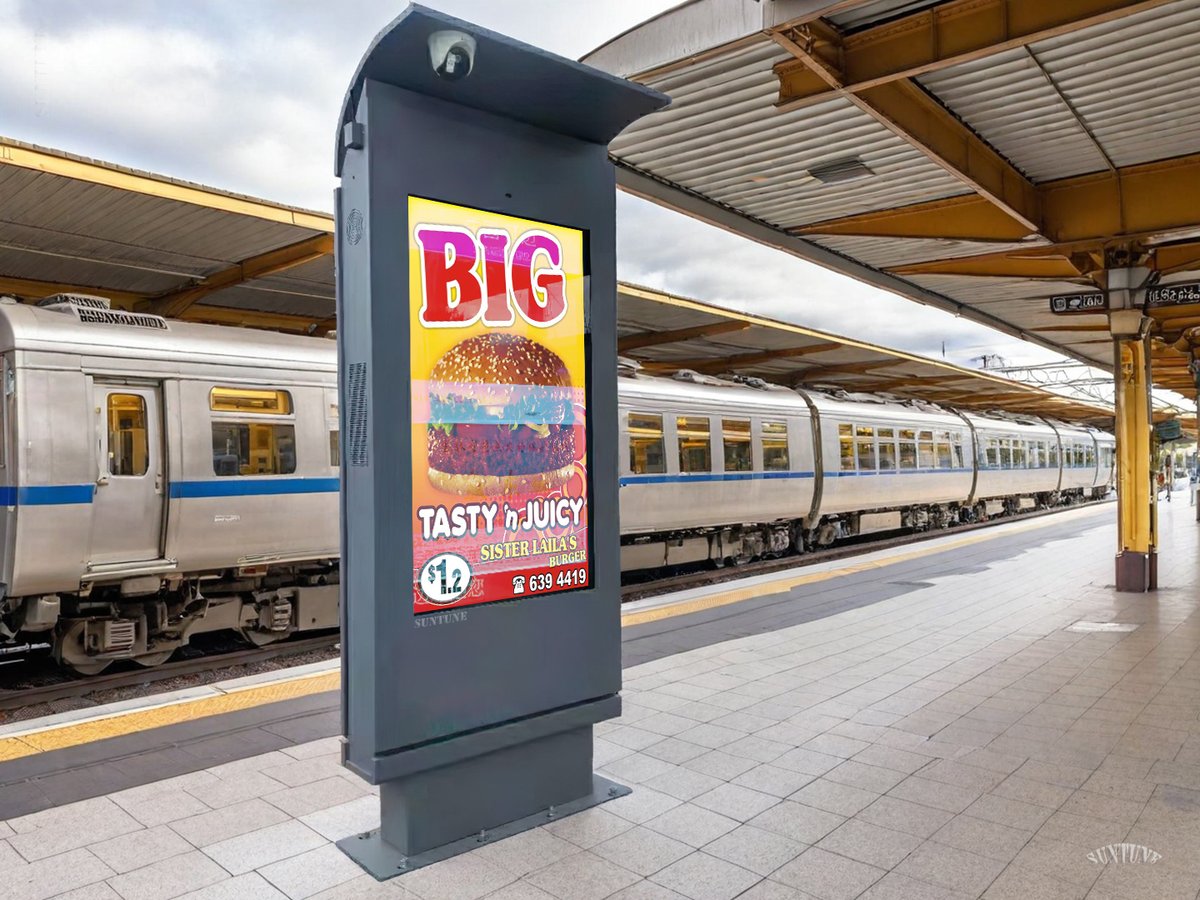 suntunesignage's tweet image. Provide real-time traffic updates with high-contrast outdoor LCD displays at key intersections 🚗 #TrafficDisplays #SmartCityTech #LCDMonitors #TransportationSignage