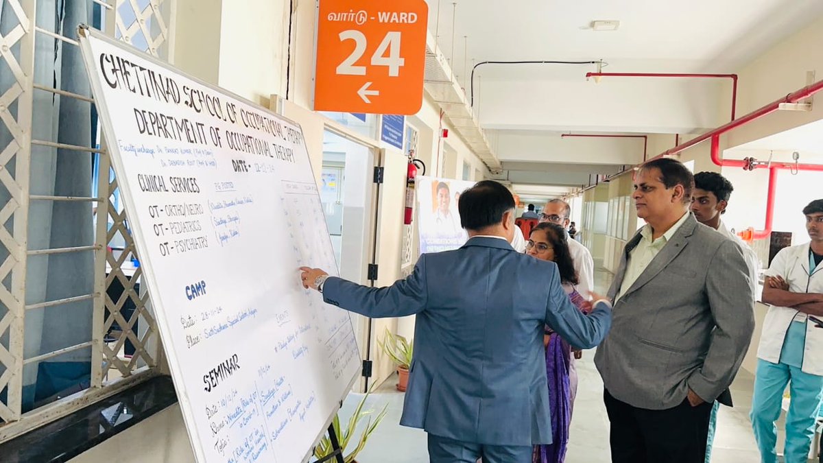 chettinad_univ's tweet image. We are excited to share that the Chettinad School of Occupational Therapy has officially received accreditation for both UG and PG programs from AIOTA and WFOT, following the successful inspection on Dec 12th! 

#AIOTA #WFOT #OccupationalTherapy #UG #PG #TherapyEducation #BOT